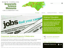 Tablet Screenshot of ncscience.org